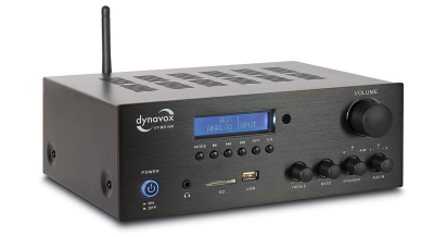 Dynavox Stereo Förstärkare VT-80 MK, 4 Högtalarutg 160 W, Fjärrkontroll, Digital-Ingågnar USB+SD-Kort, integr. BT-antenn, FM-Radio Färg: Svart#2