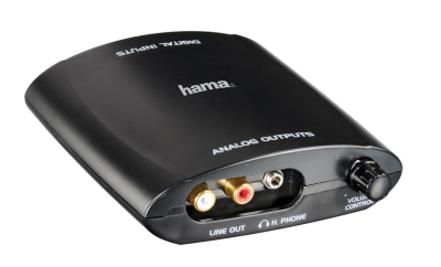 Hama Audio Converter AC82 Omvandlar Digital > Analog
