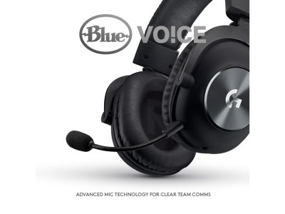 Logitech G Pro X Gaming Headset 3,5 mm minjack, usb, avtagbar mikrofon, ljuddämpad, fjärrkontroll, dts, 7.1-ljud#3