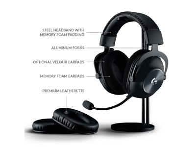 Logitech G Pro X Lightspeed, Surround 7.1 - Svart#3