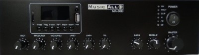 Mixerförstärkare, 120 W RMS (100 V linje). MP3/USB/SD/Bluetooth/DAB+#1