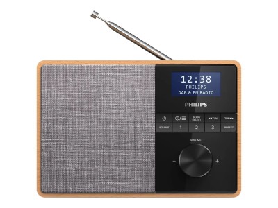 Kompakt FM/DAB-radio, Bluetooth & batteridrift, Philips TAR5505#2