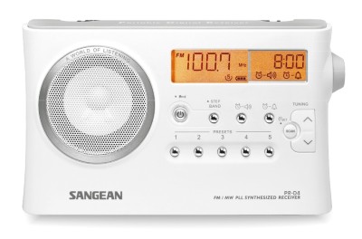 Sangean Radio, Snabbval/15 minnen VIT