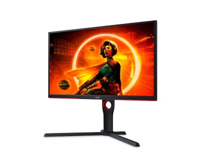 24.5" AOC 25G3ZM/BK, IPS 1920x1080, 0,5 ms, 240Hz FreeSync Premium, höjdjusterbar, pivot, 2xHDMI/DP#2