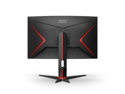 27" AOC C27G2ZU/BK, Curved VA 1920x1080, 0,5 ms, 240Hz FreeSync, höjdjusterbar, 2xHDMI/DP, högtalare, USB-hubb#5