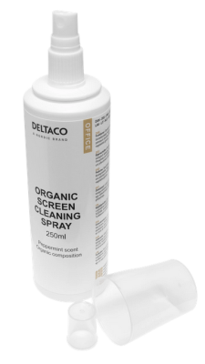 Deltaco Organic cleaning liquid for screens, 250ml