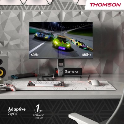 27" QHD Gaming-monitor, Thomson 180 Hz IPS-panel, 1ms, RGB-omgivningsbelysning, 2x HDMI, 2x DP, Adaptive Sync#5