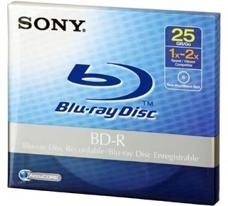Sony skrivbar Blu-ray skiva