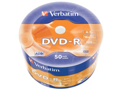 Verbatim 50x DVD-R 4.7GB