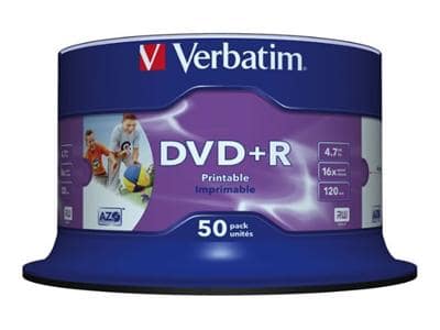 Verbatim DVD+R 50-pack Printable