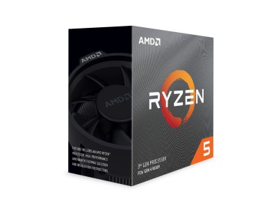 AMD Ryzen 5 3500X 6-Core 6-Thread (65W), 3,6/4,1 GHz, 32 MB cache, Socket AM4, boxad med Wraith Stealth-kylare