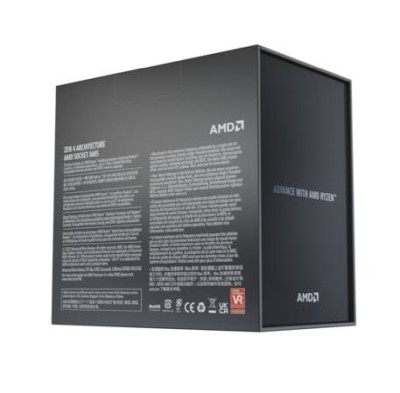 AMD Ryzen 9 7900X 12-Core 24-Thread (170W), 4,7/5,6 GHz, 76 MB cache, Socket AM5, Radeon Graphics, boxad utan kylare#2