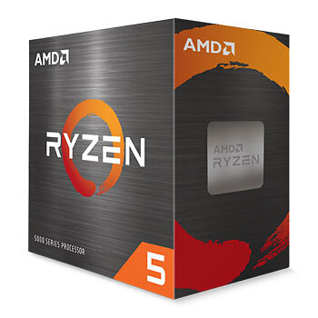 AMD Ryzen 5 5600T 6-Core 12-Thread (65W), 3,5/4,5 GHz, 35 MB cache, Socket AM4, boxad med Wraith Stealth-kylare