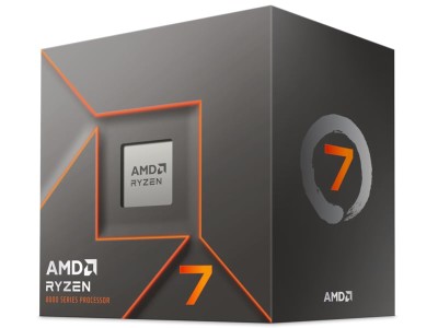 AMD Ryzen 7 8700F 8-Core 16-Thread (65W), 4,1/5,0 GHz, 24 MB cache, Socket AM5, boxad med Wraith Stealth-kylare