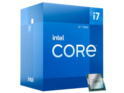 Intel Core i7-12700 12-Core 20-Thread (65W), 2,1/4,9 GHz, LGA1700, UHD Graphics 770, 25 MB cache, boxad med Laminar RM1 kylare