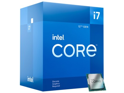 Intel Core i7-12700F 12-Core 20-Thread (65W), 2,1/4,9 GHz, LGA1700, 25 MB cache, boxad med Laminar RM1 kylare