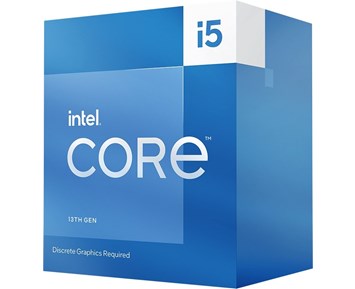 Intel Core i5-13400F 10-Core 16-Thread (65W), 2,5/4,6 GHz, LGA1700, 20 MB cache, boxad med Laminar RM1 kylare
