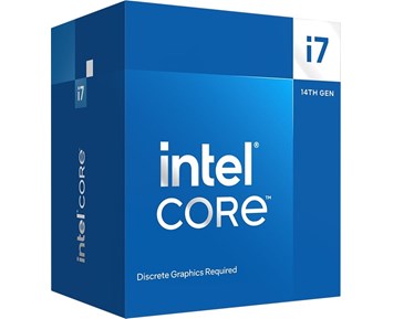 Intel Core i7-14700F 20-Core 28-Thread (65W), 2,1/5,4 GHz, LGA1700, 33 MB cache, boxad med Laminar RM1 kylare