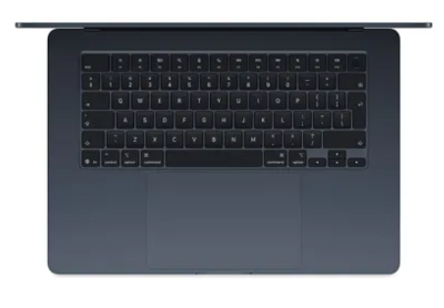 Apple MacBook Air 15.3 tum, Apple M4 10-core CPU 10-core GPU, 32 GB, 2 TB SSD, 70W strömadapter - Midnatt#2