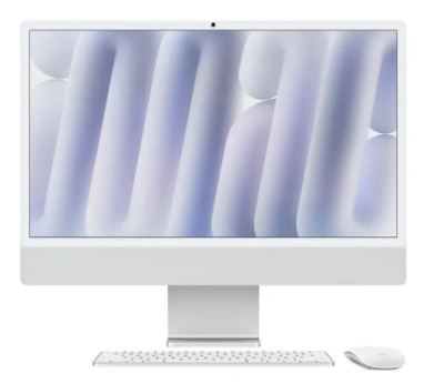 Apple iMac 24", Apple M4 10-Core CPU 10-Core GPU, 16 GB, 256 GB SSD - Silver