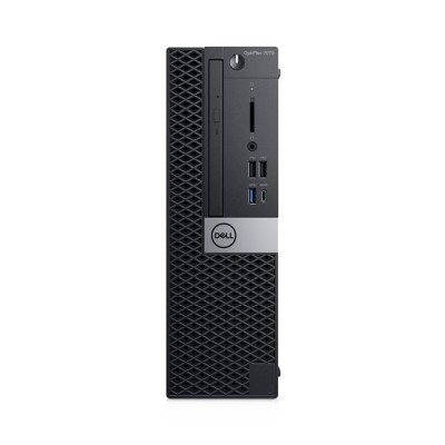 Dell Optiplex 7070 SFF, Intel Core i9-9900, 32 GB, 512 GB PCIe SSD, DVDRW, Win10 Pro, inkl. tangentbord och mus, 3 års på-platsen-garanti
