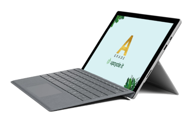 Microsoft Surface Pro 7 12.3" PixelSense, Core i5-1035G4, 8 GB, 256 GB SSD, Win11 Pro, nordisk - Platinum, Refurbished Grade A, 2 års garanti