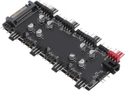 Argb PWM 2 i 1 Nav med 8 Way 5V 3 -stift Argb och 12V 4 -stift PWM portar för Synkronisering Av RGB belysning, Enkel Kabelhantering