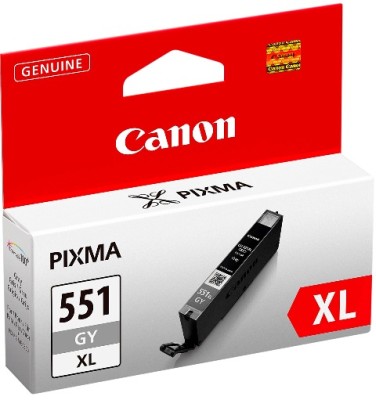 Canon CLI-551GY XL, Grå 11 ml