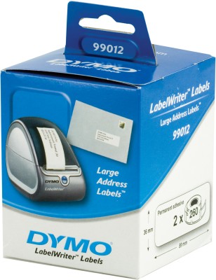 Esselte Etiketter Adress Vit 89x36mm (permanent), 2x260 etiketter till Dymo Labelwriter 310,320,330 Turbo, EL 40, EL 60, Turbo