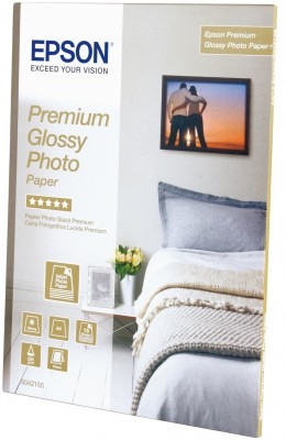 Epson Premium Glossy Photo Paper A4, 15 ark, 255g/m2