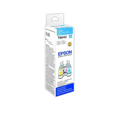 Epson EcoTank T6642, Cyan, flaska 70ml, 6500 sidor