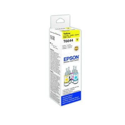 Epson EcoTank T6644, Gul, flaska 70ml, 6500 sidor