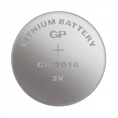 GP Lithium Cell Battery CR2016, 3V, 1-pack
