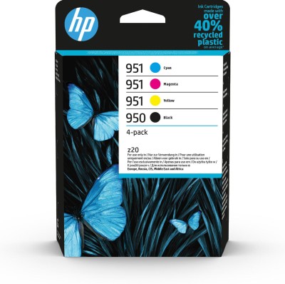 HP Bläck nr 950/951 Svart, gul, cyan, magenta 6ZC65AE