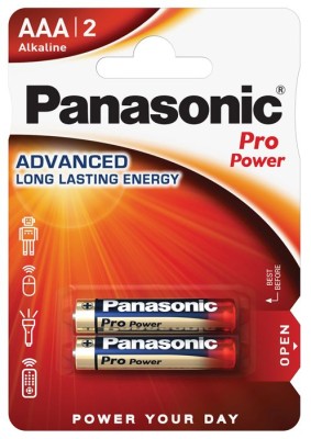 Panasonic Batteri 2xAAA Pro Power LR03#2