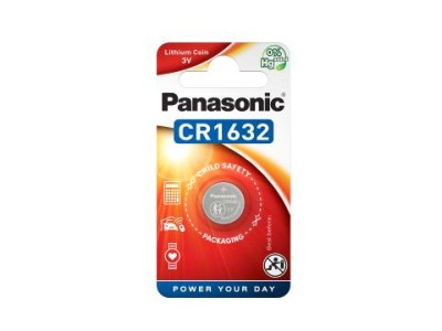 Panasonic Batteri CR1632 Knappcells 1-pack