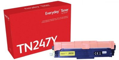 Xerox Brother TN-247Y Miljötoner, 2300 sidor, Gul