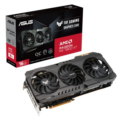 Asus Radeon RX 7800 XT TUF OC Gaming 16 GB GDDR6, HDMI/3xDP, Aura Sync ARGB - Svart#2