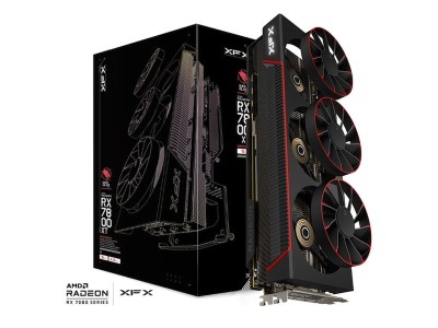 XFX AMD Radeon RX 7800 XT Quicksilver Magnetic Air 16 GB GDDR6, HDMI/3xDP - Svart