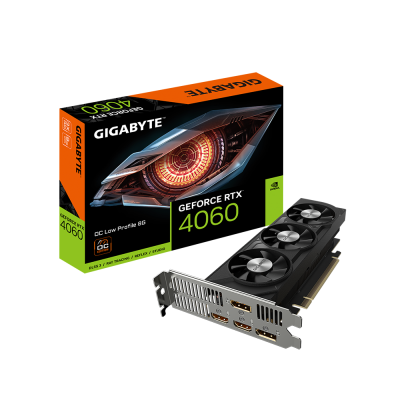 Gigabyte GeForce RTX 4060 OC Low Profile 8 GB GDDR6, 2xHDMI/2xDP#1