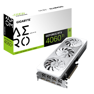 Gigabyte GeForce RTX 4060 TI AERO OC 8 GB GDDR6, 2xHDMI/2xDP#1