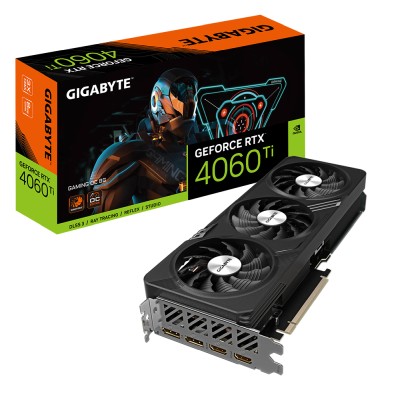 Gigabyte GeForce RTX 4060 TI GAMING OC 16 GB GDDR6, 2xHDMI/2xDP, RGB Fusion