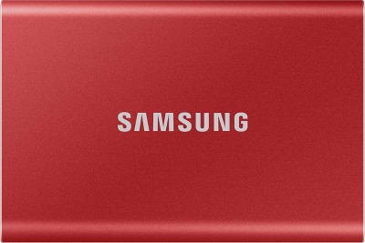 1 TB Samsung Portable SSD T7, USB-C 3.2, inkl. adapter för Typ A - Röd#2