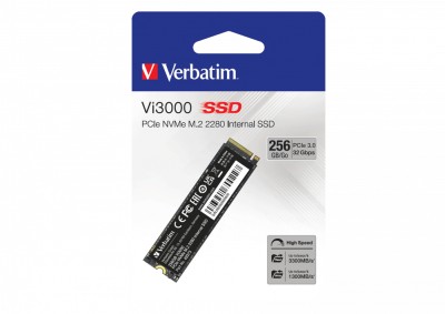 Verbatim SSD Vi3000 256 GB M.2 PCI Express 3.0 x4 (NVMe) 3300 Mbs / 1300 MBps#5