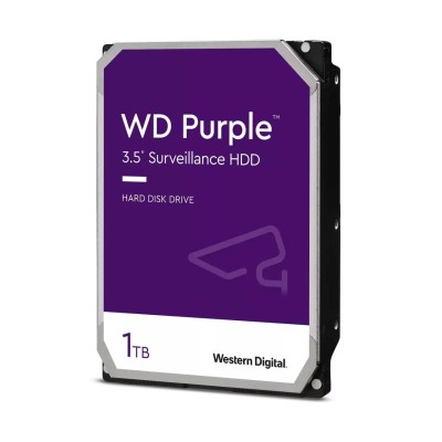 1 TB WD Purple, 5400 rpm, 64 MB cache SATA3, Surveillance