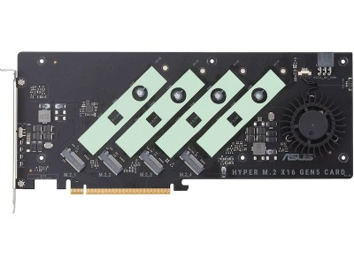 Asus Hyper M.2, PCI-E 5.0 x16, 4xM.2 NVMe, 2242/2260/2280/22110#3