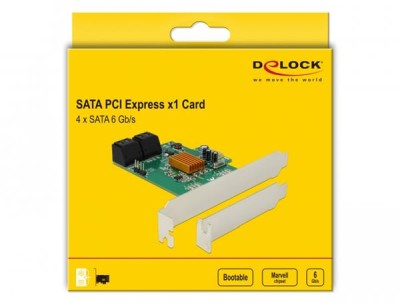 Delock 4 Port SATA PCI Express card#4