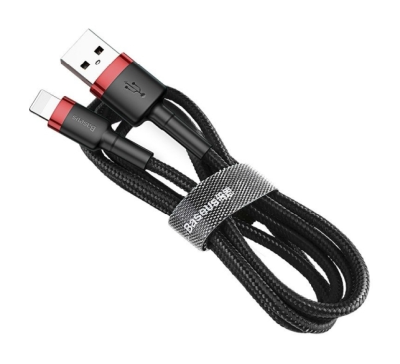 Baseus Kevlar USB-A till lightning, 1.5A, 2m - Röd#2