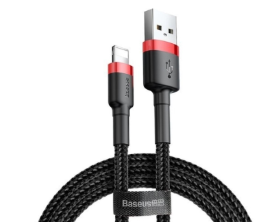 Baseus Kevlar USB-A till lightning, 1.5A, 2m - Röd#3