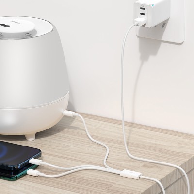 Baseus Superior Multi Charger Kabel USB A, USB C+Micro USB A+Lightning, USB2, 0,48 Gbit/s, 1,5m - Vit#6